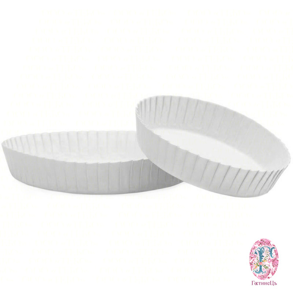 Крышка на стакан картонная, белая Ø 80 мм. (50 шт.)