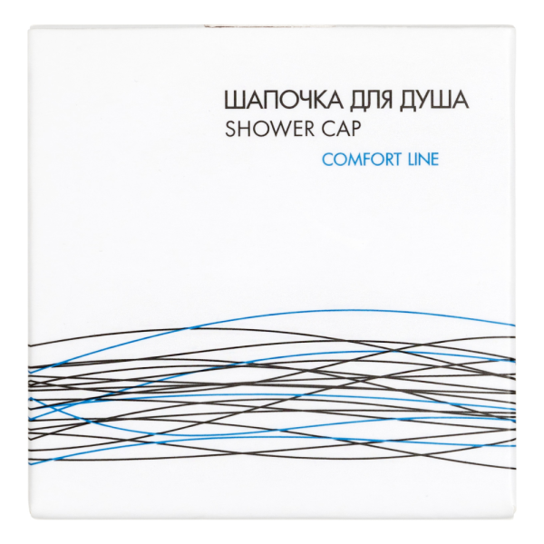 Шапочка для душа, упак. картон «Comfort Line» / Shower cap (250 шт.)