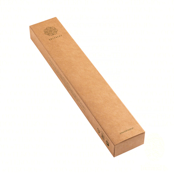 Зубной набор, упак. крафт-картон «Greenery» / Dental kit (200 шт. SPLAT)