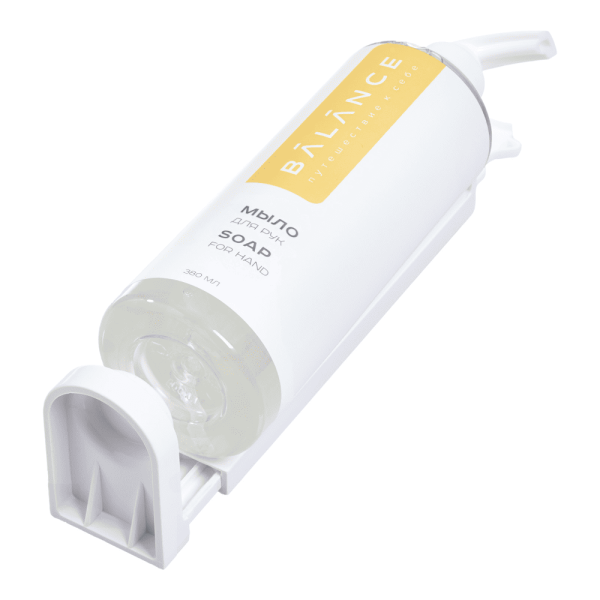Держатель одинарный для диспенсера 380 мл «Balance», пластиковый, белый