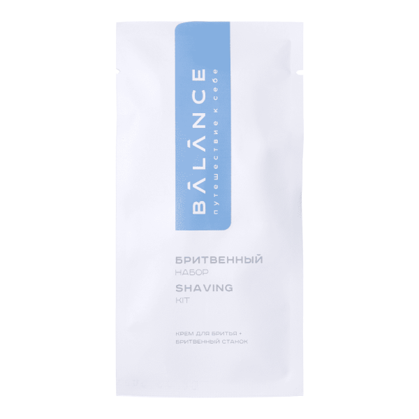 Бритвенный набор, упак. каменная бумага «Balance» / Shaving set